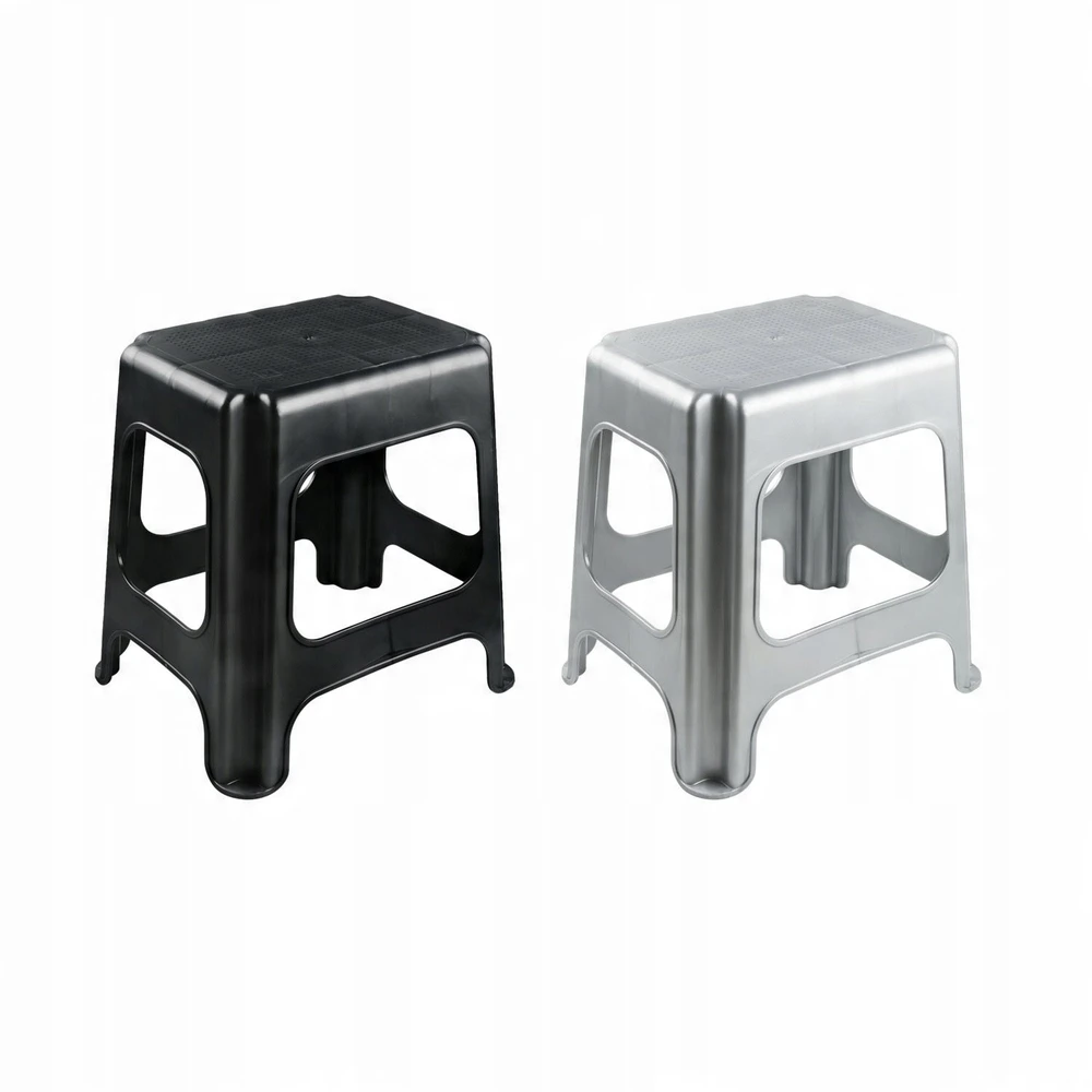 Keeeper Stool "Maxi" Max 41x33.5x42.5cm in graphite color