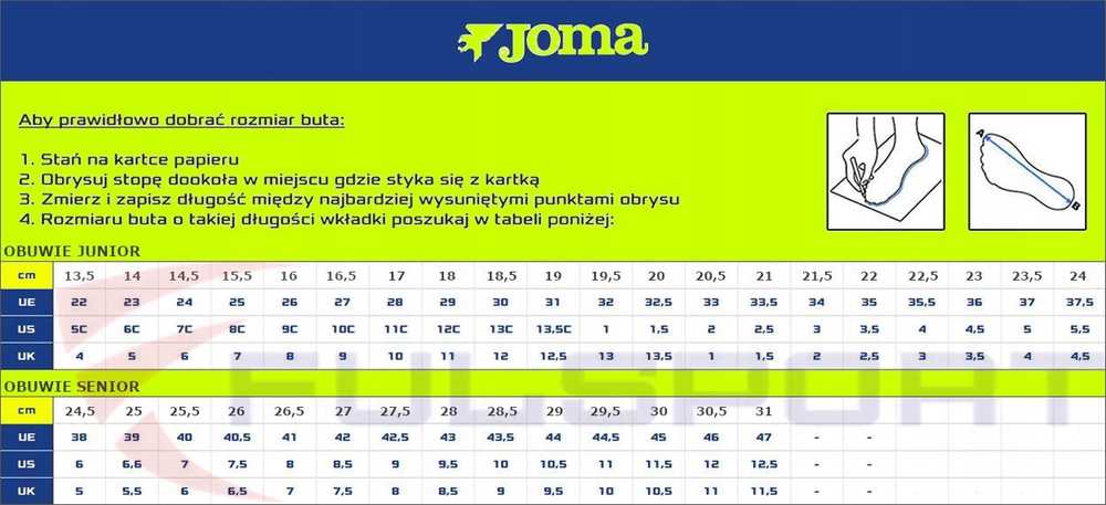Joma Tornado 2531 Jr JTORW2531V batai