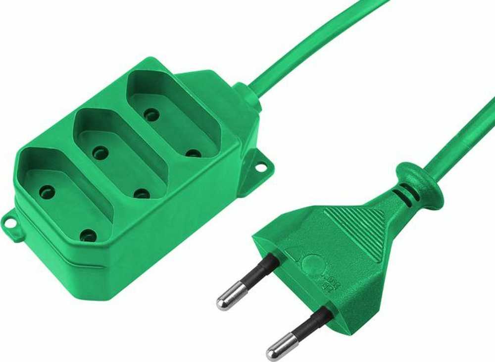 Plastrol Przedłużacz stały trzykrotny 3x2p/II, 2,5A, 250V su przewodem przyłączeniowym OMYp 20,75 mm?