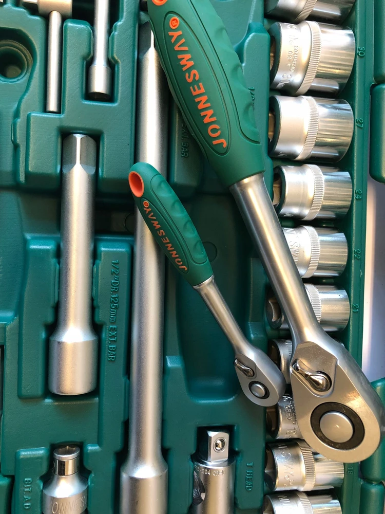 JONNESWAY Rinkinys KLUCZY 94 vnt. (1/4"-1/2") S04H52494S