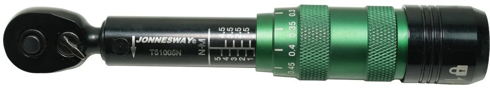 1/4'' Dinamometrinis raktas JONNESWAY T51005N; 1-5 Nm; 150 mm