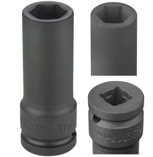 JONNESWAY SMŪGINĖ GALVUTĖ ILGA 6K 1/2″ 17mm EASY FIT