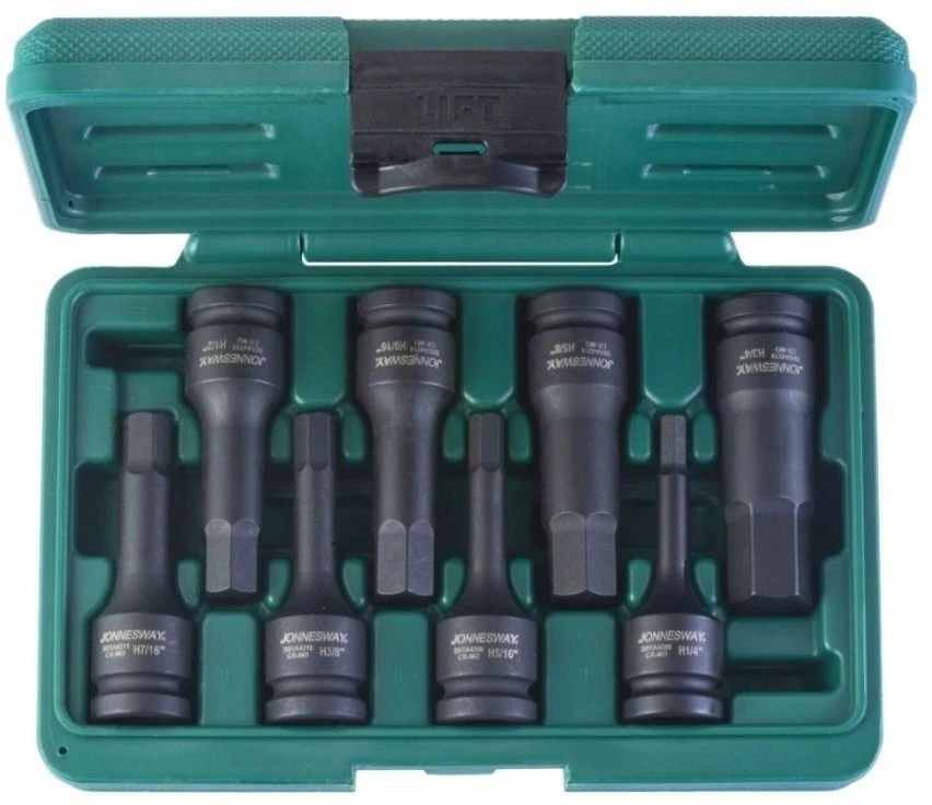 Jonnesway Kpl.kl.ampul.udar.cal. 8szt. 1/2'' (S05A4408S)