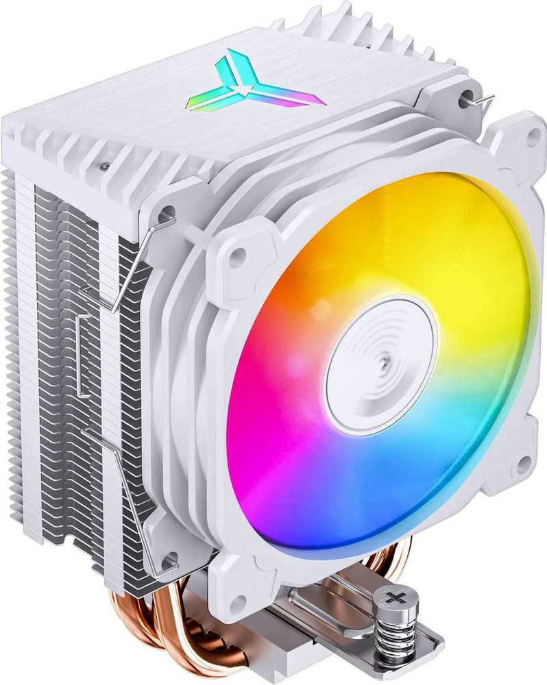 Jonsbo CR-1400E procesoriaus aušintuvas, 92mm, ARGB – baltos spalvos