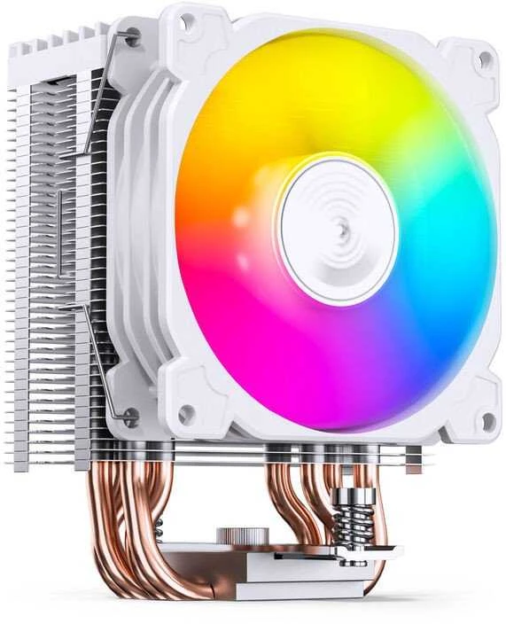 Jonsbo CR-1400E procesoriaus aušintuvas, 92mm, ARGB – baltos spalvos