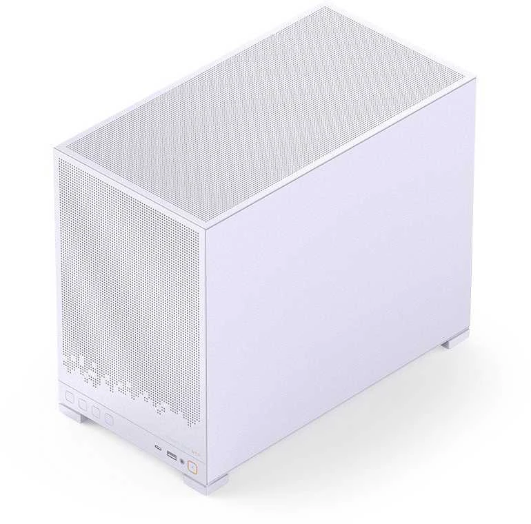 Jonsbo D32 STD Baltas PC-kompiuterio korpusas, Mini-kompiuterio korpusas, mATX, Tempered Glass – baltos spalvos