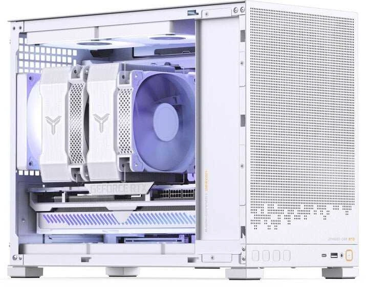 Jonsbo D32 STD Mesh PC-kompiuterio korpusas, Mini-kompiuterio korpusas, mATX – baltos spalvos