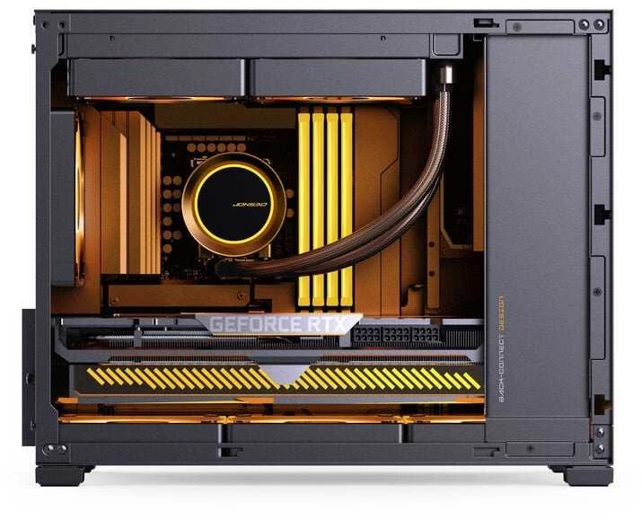 Jonsbo D32 STD Mesh PC-kompiuterio korpusas, Mini-kompiuterio korpusas, mATX – juodos spalvos