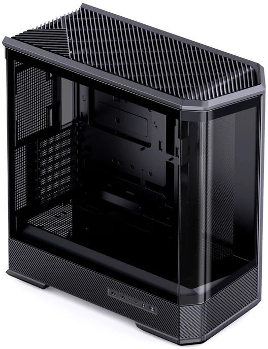 Jonsbo D400 PC-kompiuterio korpusas, Midi Tower, ATX, Tempered Glass – juodos spalvos