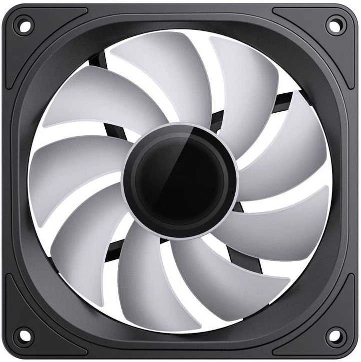 Jonsbo FR-606B 120 PWM-korpuso ventiliatorius, RGB – 120mm, juodos spalvos