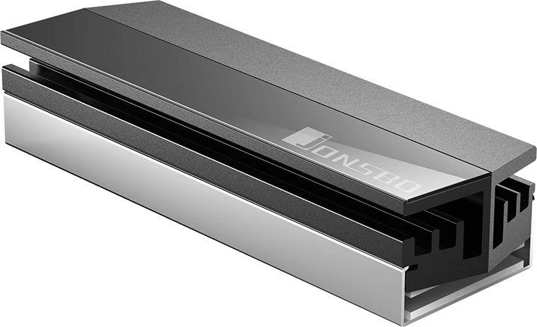 Jonsbo M.2 radiatoriaus SSD - pilka