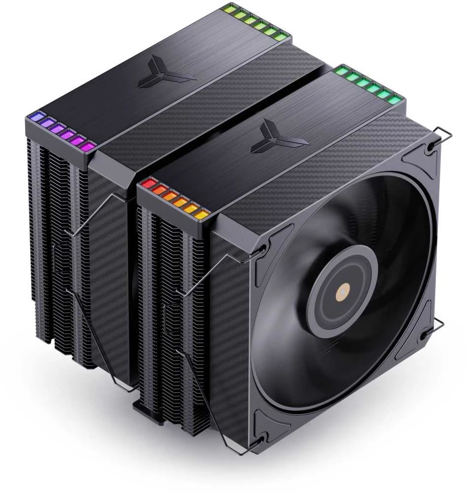 Jonsbo HX6280 CPU cooler, PWM, RGB – 130mm, juodas