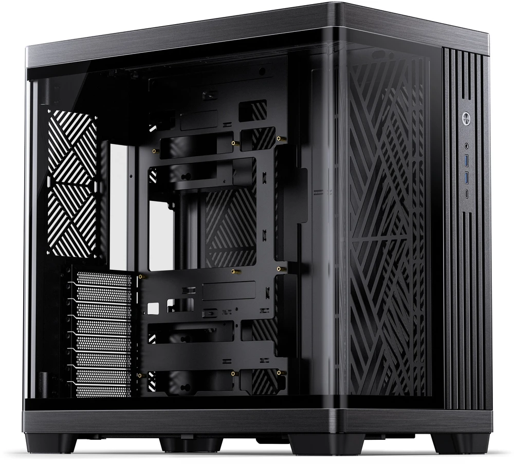 Jonsbo TK-4 Case, Mid-Tower, ATX, Tempered Glass – Juodas