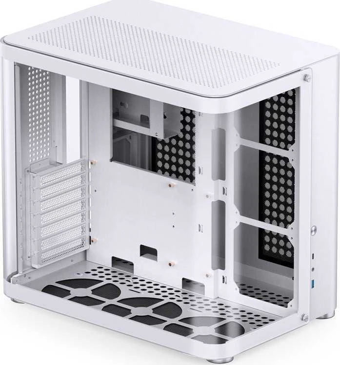 Jonsbo TK-2 2.0 Midi-Tower, Tempered Glass – baltos spalvos