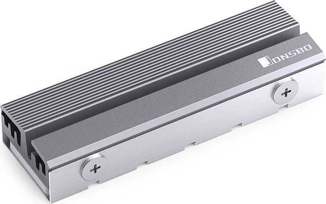 Jonsbo M.2-6 SSD cooler – pilkos spalvos