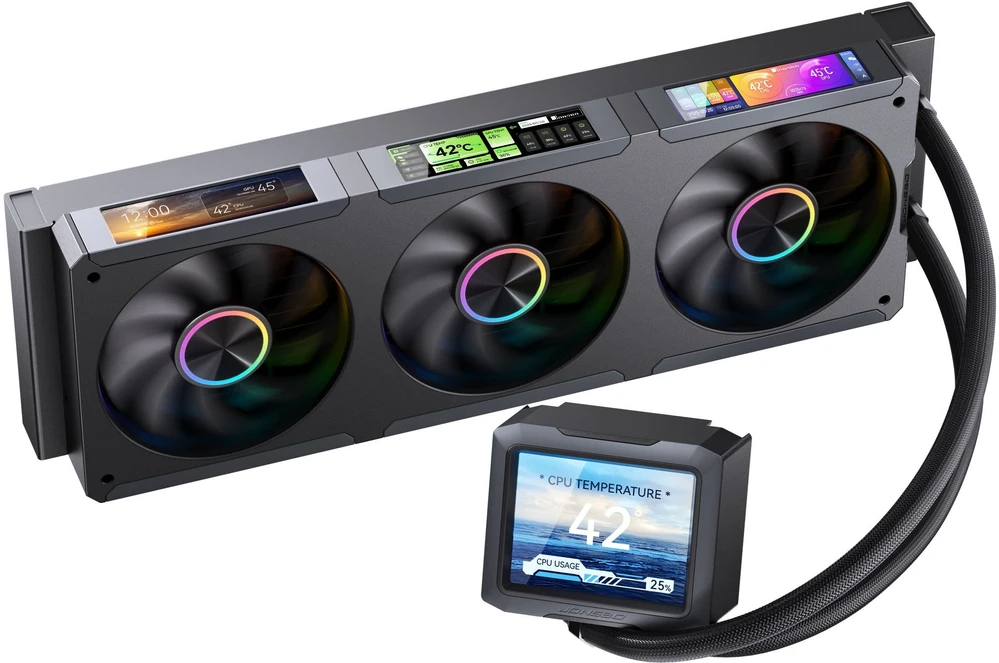 Jonsbo TF3-360SCB aušintuvas su LCD ekranais