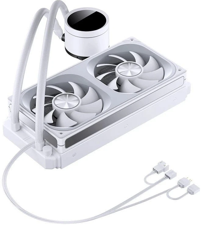 Jonsbo TH-240 AiO Vanduo Cooling, ARGB, Segment Ekranas – 240mm, Baltas