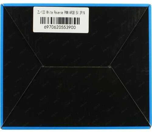 Jonsbo ZL-120WR korpuso ventiliatorius, Reverse Blade, PWM, ARGB – 120mm, baltos spalvos, 3-Pack