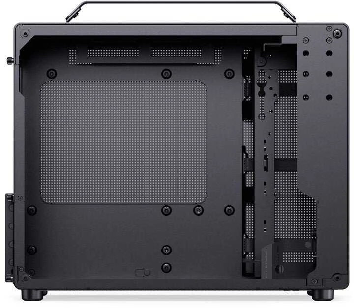 Jonsplus Z20 Mesh PC-kompiuterio korpusas, Mini Tower, Micro-ATX, mit Tragegriff – juodos spalvos