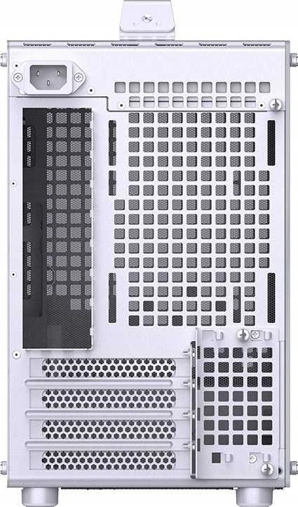 Jonsplus Z20 Micro-ATX kompiuterio korpusas, mit Tragegriff – baltos spalvos