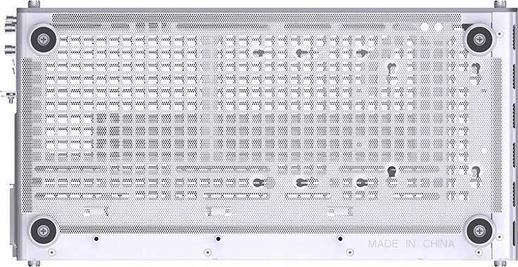 Jonsplus Z20 Micro-ATX kompiuterio korpusas, mit Tragegriff – baltos spalvos