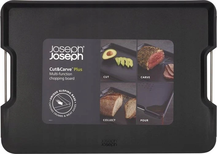 Joseph Joseph Joseph Cut&Carve Plus Dvipusis L juoda
