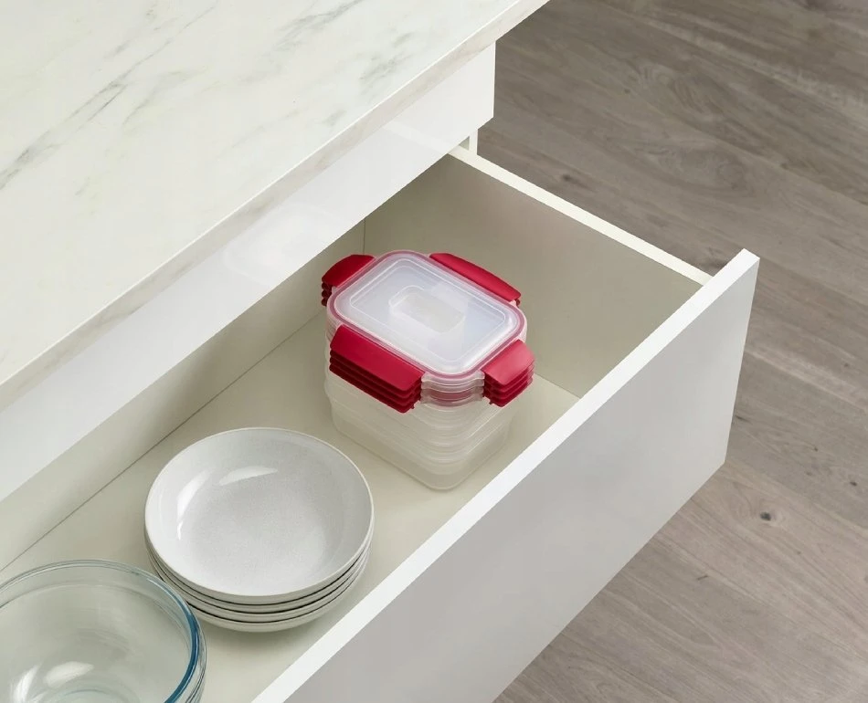 Joseph Joseph JJ-Rinkinys 4 x 1,1 l stačiakampiai „NestLock“ indeliai
