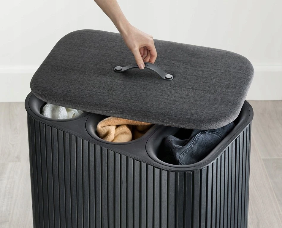 Joseph Joseph Joseph Tota Luxe 3 Komory 90 l Bambus juoda