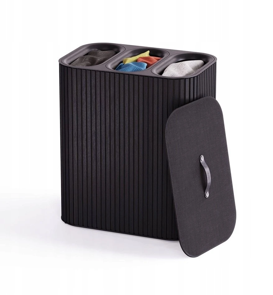 Joseph Joseph Joseph Tota Luxe 3 Komory 90 l Bambus juoda