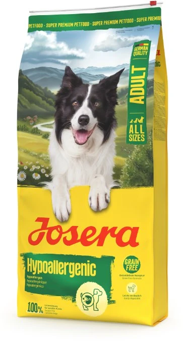 Josera Hypoallergenic begrūdis sausas jautriems pašaras šunims su vabzdžiais, 12,5kg