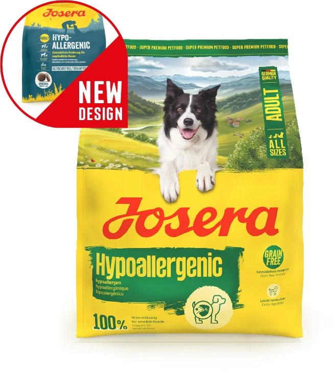 Josera Hypoallergenic begrūdis sausas jautriems pašaras šunims su vabzdžiais, 12,5kg