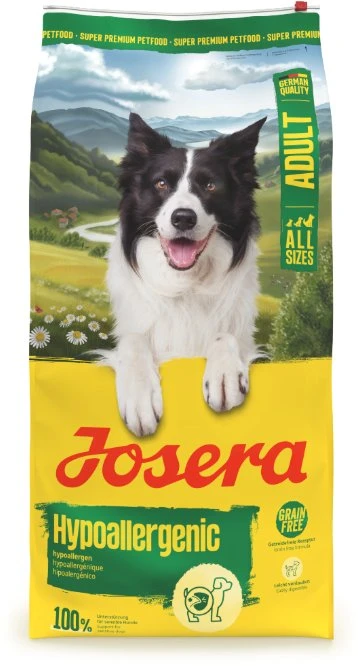 Josera Hypoallergenic begrūdis sausas jautriems pašaras šunims su vabzdžiais, 12,5kg