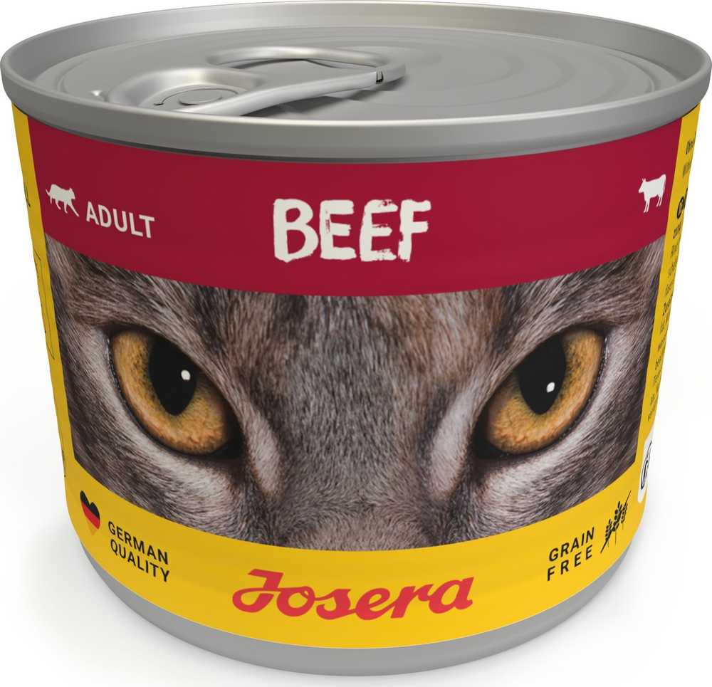 Dėklas Josera Cat wołowina puszka dla kotów 200g