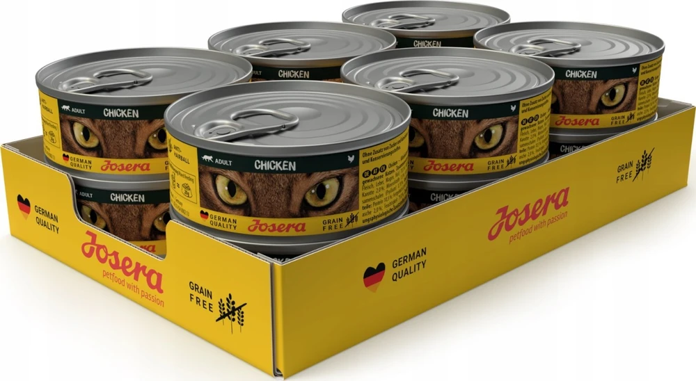 Josera vištiena begrūdis konservuotas pašaras katėms su vištiena, 200 g