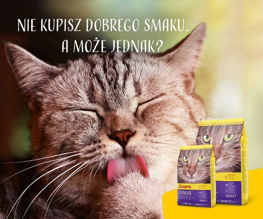 Josera Culinesse sausas maistas suaugusioms išrankioms katėms su lašiša 10kg Nauja pakuotė!