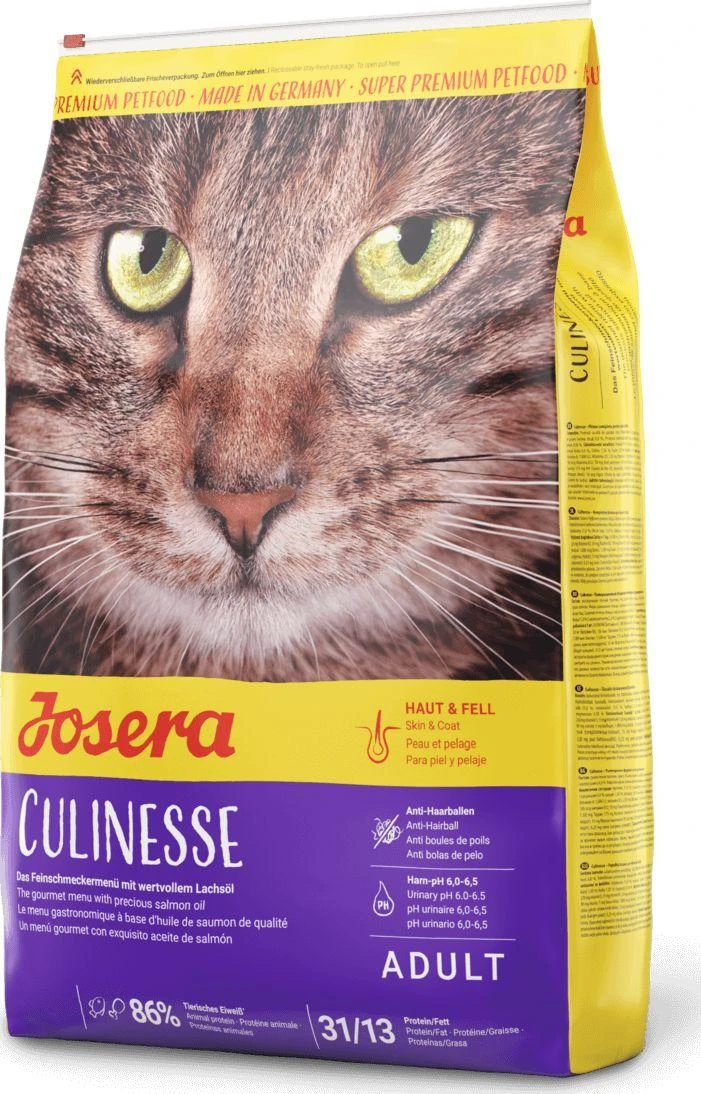 Josera Culinesse sausas maistas suaugusioms išrankioms katėms su lašiša 10kg Nauja pakuotė!