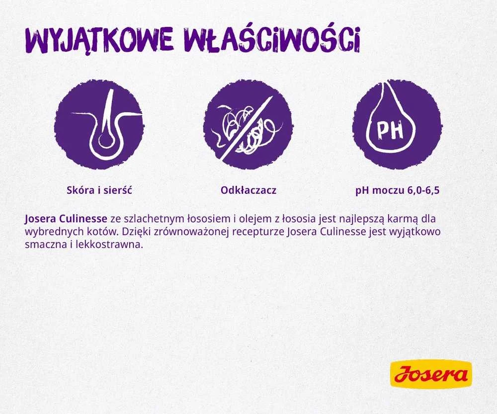 Josera Culinesse sausas maistas suaugusiems išrankioms katėms su lašiša 2kg