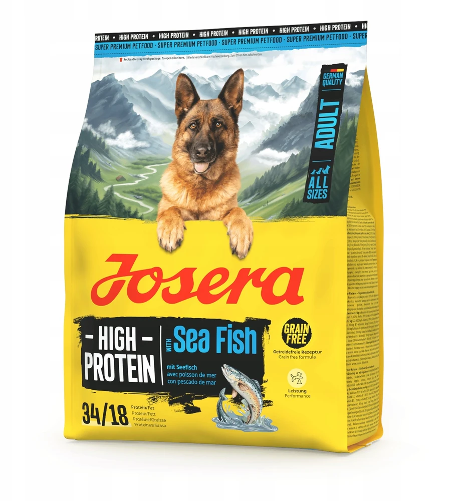 JOSERA High Protein Sea žuvis – sausas Maistas šunims – 3kg