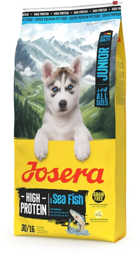 Josera High Protein Junior Sea žuvis sausas pašaras jauniems šunims su žuvim, 12,5kg