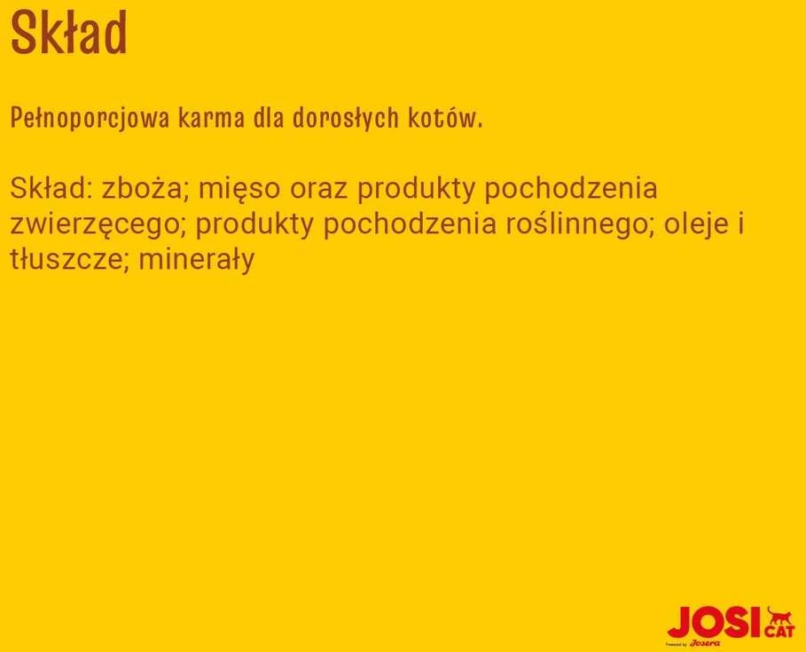 Josera JosiCat Pašaras katėms Skani jautiena 18kg