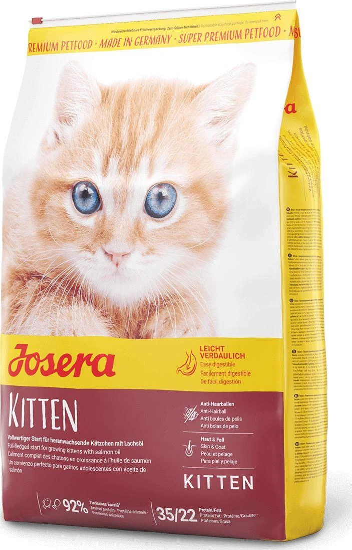 Josera Kitten Minette sausas maistas kačiukams ir maitinančioms katėms 10kg Nauja pakuotė!