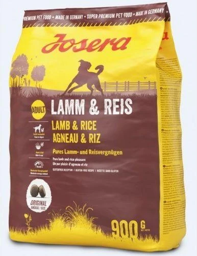 Šunų Maistas - JOSERA Suaugusiųjų Aviena ir Ryžiai 900g Be Glitimo