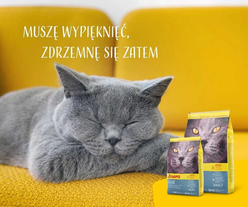 Akcija! Josera Leger sausas maistas suaugusioms sterilizuotoms ir mažiau aktyvioms katėms 10kg