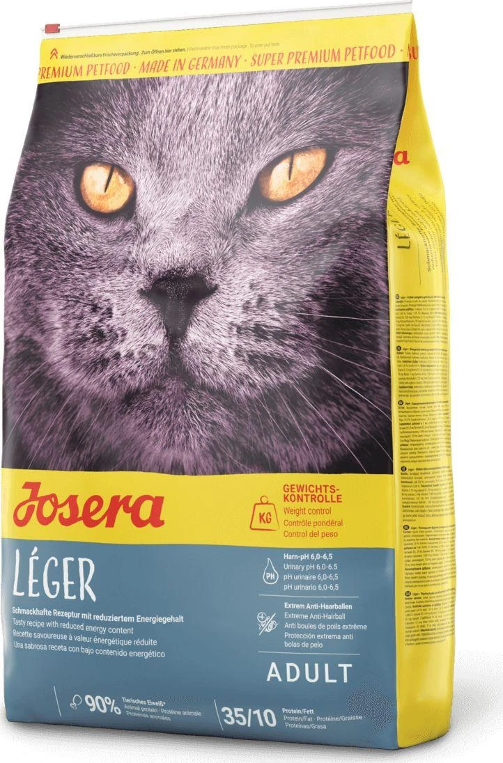 Akcija! Josera Leger sausas maistas suaugusioms sterilizuotoms ir mažiau aktyvioms katėms 10kg