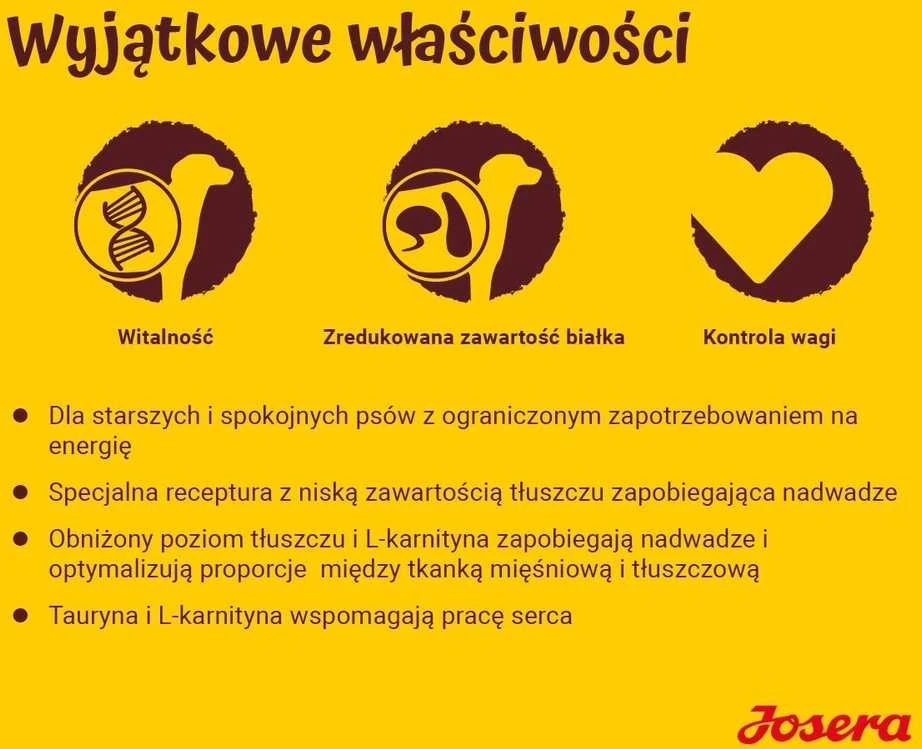 Josera Balance sausas pašaras vyresnio amžiaus šunims su paukštiena, 12,5kg
