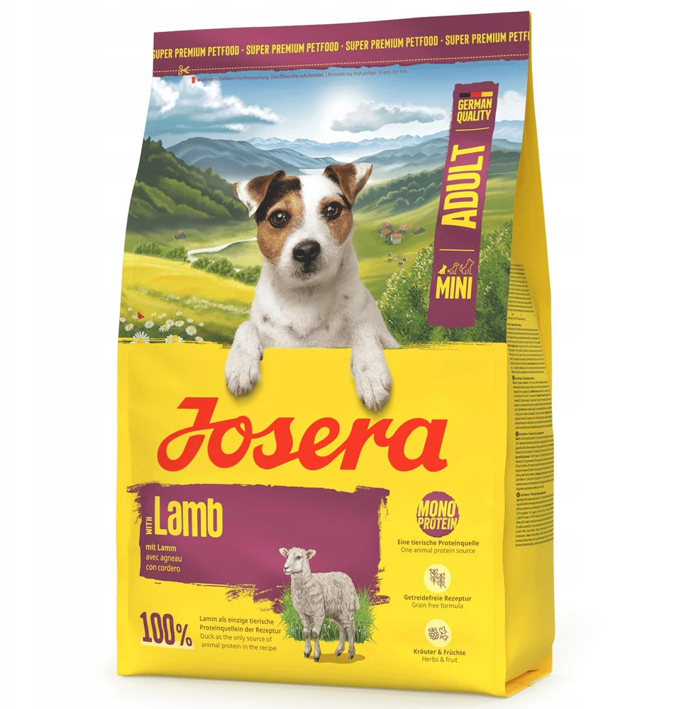 JOSERA Mini ėriena – sausas Maistas šunims – 3kg