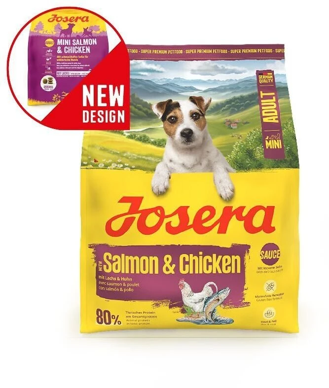 JOSERA Mini lašiša & vištiena – sausas Maistas šunims – 3kg