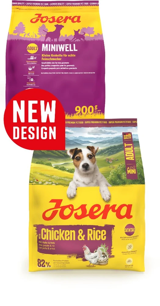 Josera Mini vištiena ir ryžiai sausas pašaras mažų veislių šunims su paukštiena, 10 kg