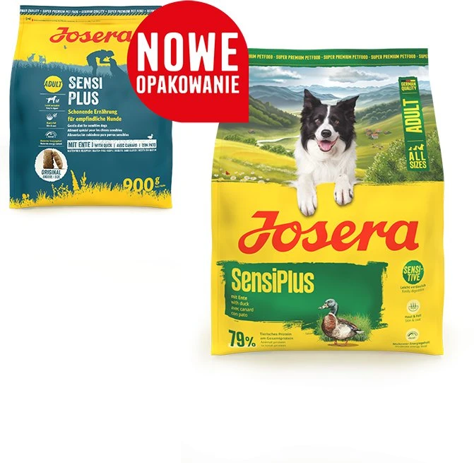 Josera SensiPlus sausas pašaras jautriems šunims su antiena, 12,5kg