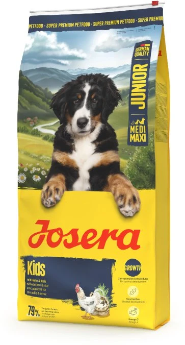Josera Kids sausas pašaras jauniems šunims su paukštiena, 12,5kg